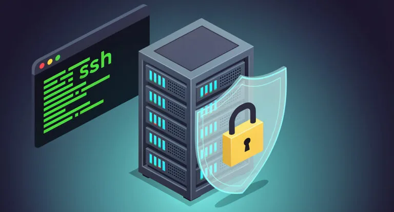 Illustration accès serveur via SSH